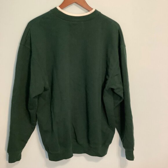 Vintage M & C Sportswear Women’s Sweatshirt 1X Cardinal Embroidered Granny Core - Picture 4 of 9